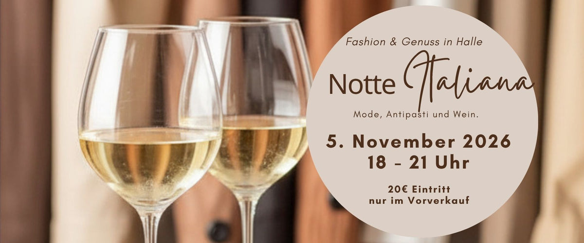 Notte Italiana  - Mode, Antipasti und Wein in Halle/Westf.