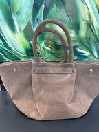 Wildledertasche beige