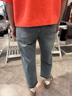 Graue Barrel Jeans Buena Vista