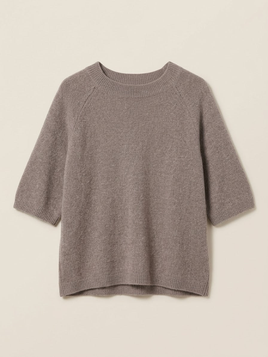 Alpaka Pulli Halbarm