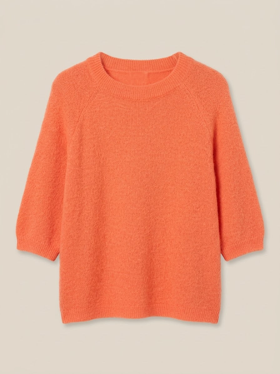 Alpaka Pulli Halbarm