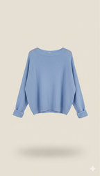 Lässiger Baby Alpaka Krempel Pulli