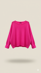 Lässiger Baby Alpaka Krempel Pulli