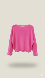 Lässiger Baby Alpaka Krempel Pulli