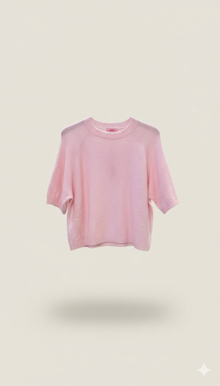 Alpaka Pulli Halbarm