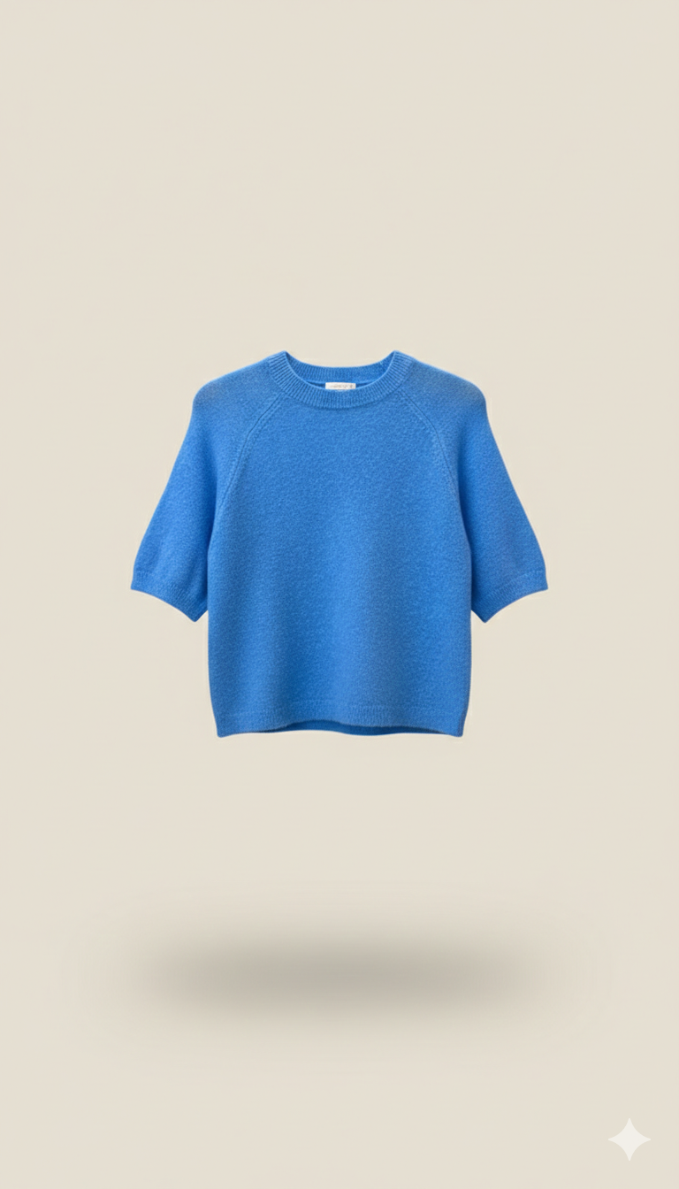 Alpaka Pulli Halbarm
