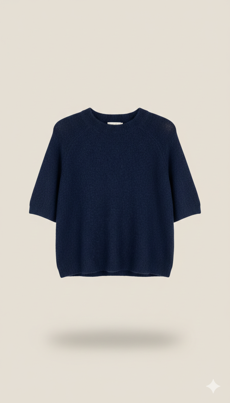 Alpaka Pulli Halbarm