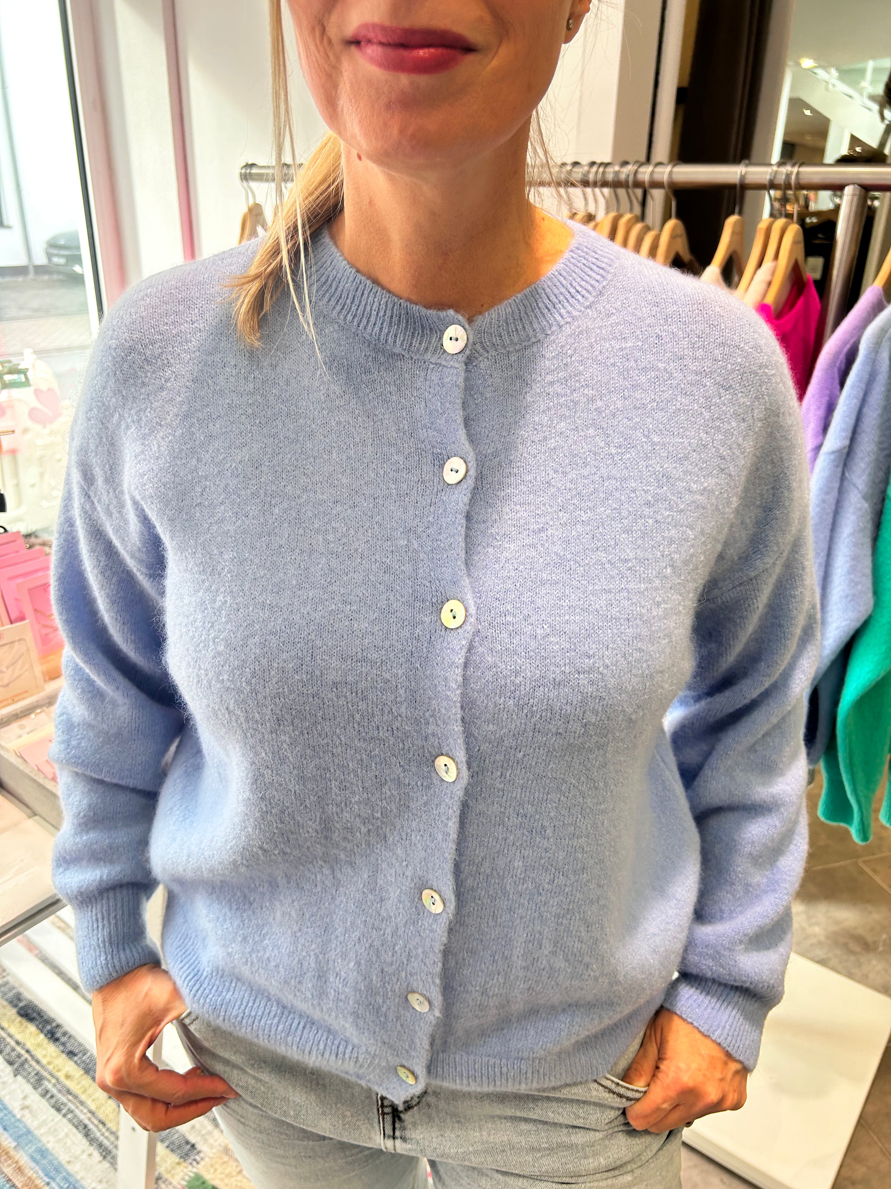 Baby Alpaka Strickjacke