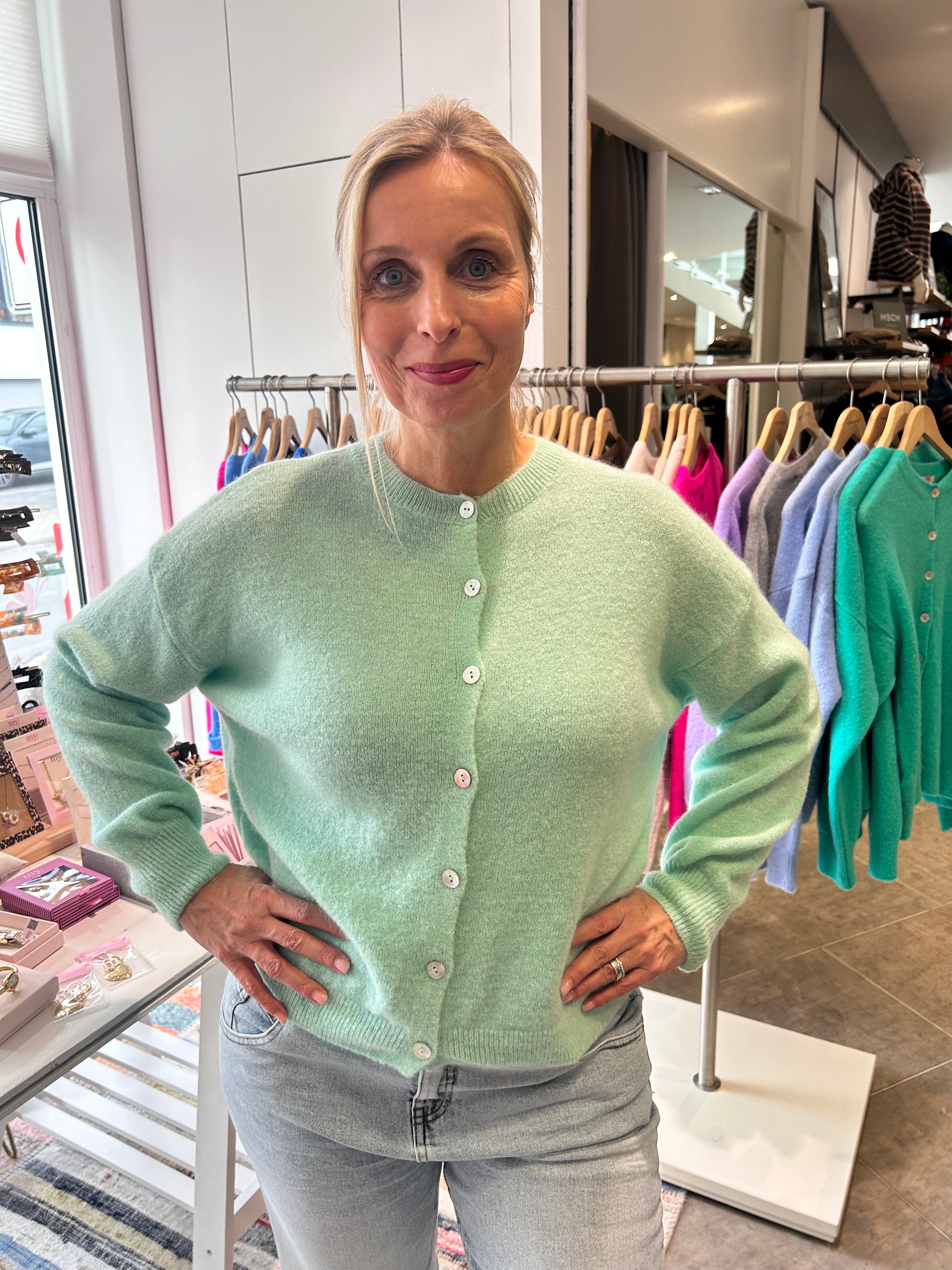Baby Alpaka Strickjacke