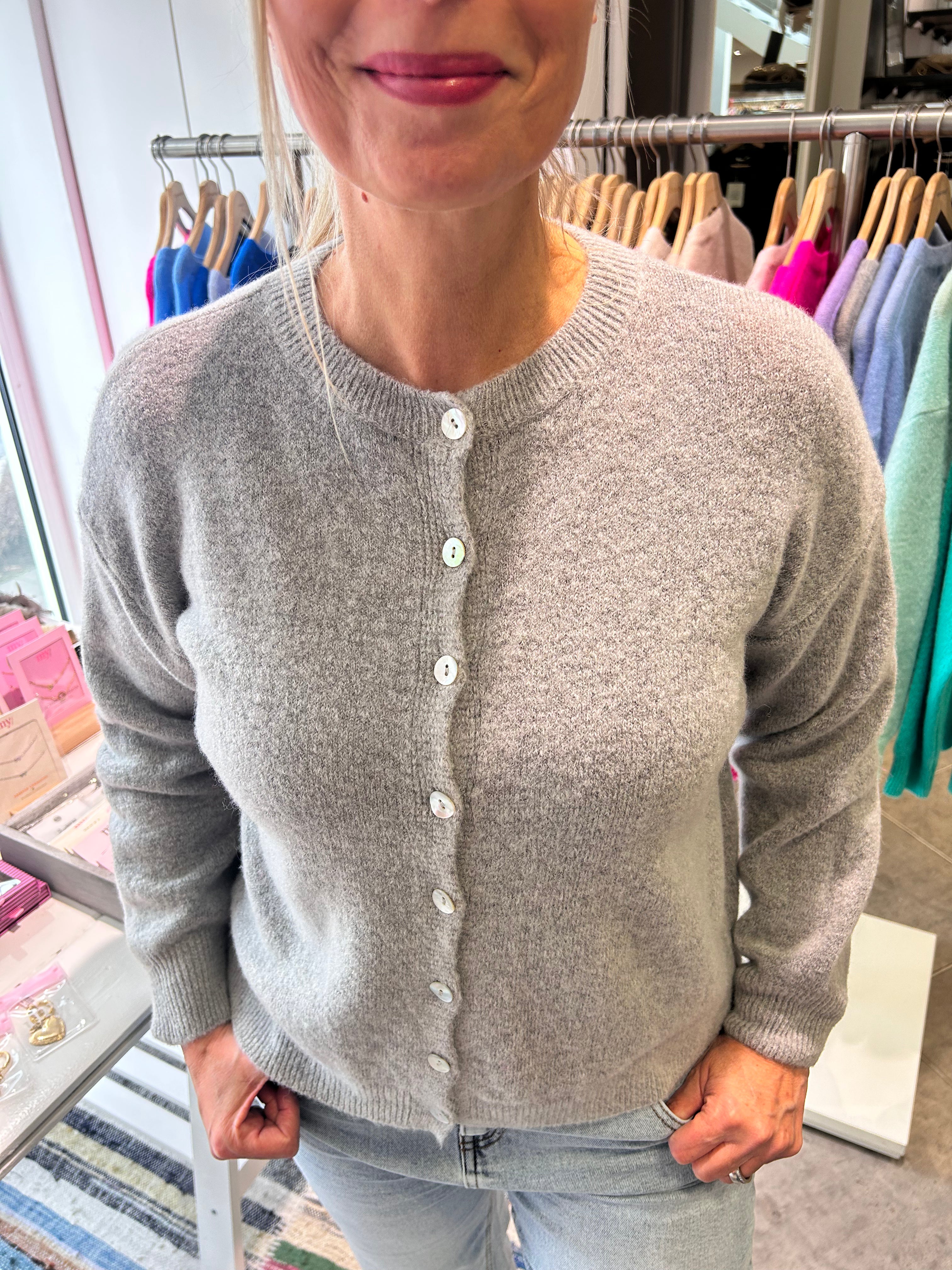 Baby Alpaka Strickjacke