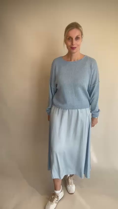 Baumwoll Pulli mit Naht